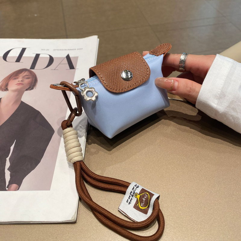 Νομισματοθήκη με ρετρό ατμόσφαιρα (PVC; μονόχρωμο σχέδιο; επένδυση από νάιλον; unisex)