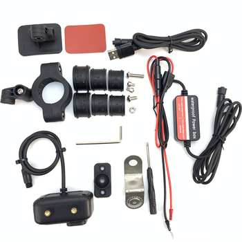 MT100 DVR pentru motocicletă cu vedere de noapte 2K, unghi de cuprindere 170°, senzor 3MP, stocare maximă 128GB, pentru motociclete