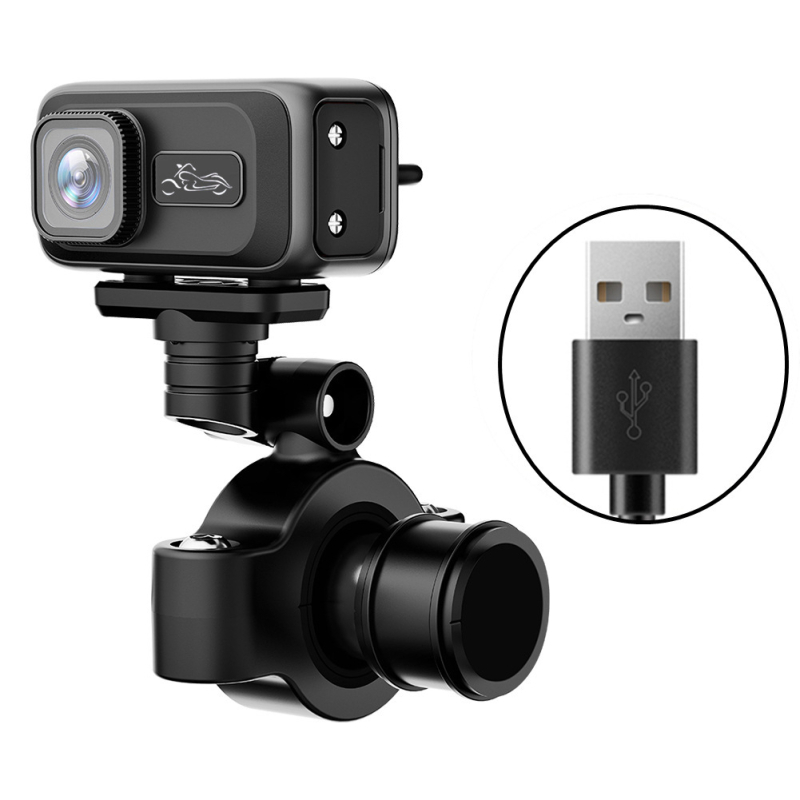 MT100 DVR pentru motocicletă cu vedere de noapte 2K, unghi de cuprindere 170°, senzor 3MP, stocare maximă 128GB, pentru motociclete