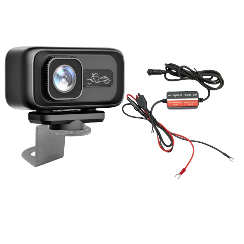 MT100 DVR pentru motocicletă cu vedere de noapte 2K, unghi de cuprindere 170°, senzor 3MP, stocare maximă 128GB, pentru motociclete