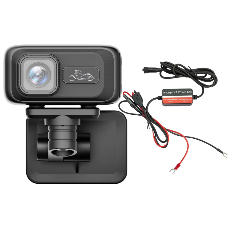 MT100 DVR pentru motocicletă cu vedere de noapte 2K, unghi de cuprindere 170°, senzor 3MP, stocare maximă 128GB, pentru motociclete