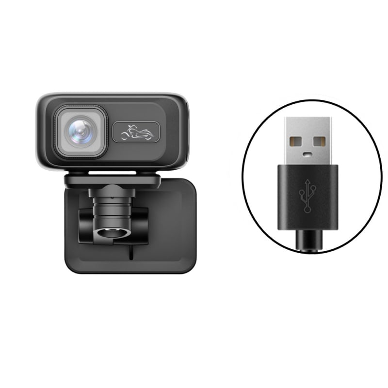 MT100 DVR pentru motocicletă cu vedere de noapte 2K, unghi de cuprindere 170°, senzor 3MP, stocare maximă 128GB, pentru motociclete