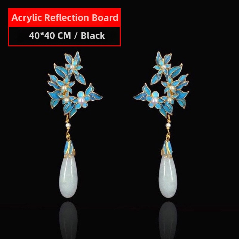 Akrilinė atspindinčioji plokštė produktų fotografavimui, fono plokštė (Medžiaga: Akrilas; Tipas: Fono plokštė; Panaudojimas: Produktų fotografavimas; Svoris: 0,4–1 kg; Garantija: Parduotuvė)