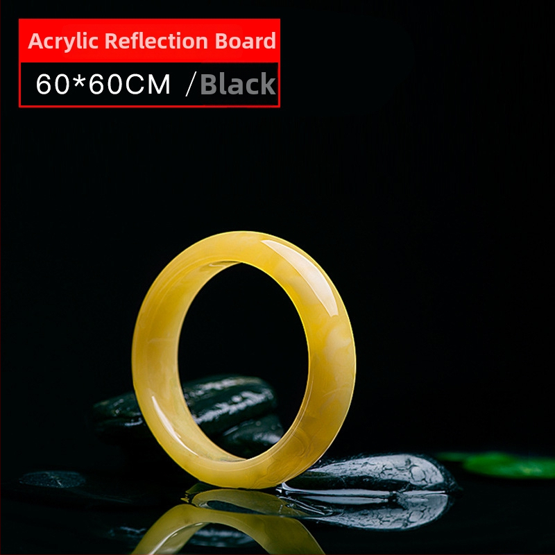 Akrilinė atspindinčioji plokštė produktų fotografavimui, fono plokštė (Medžiaga: Akrilas; Tipas: Fono plokštė; Panaudojimas: Produktų fotografavimas; Svoris: 0,4–1 kg; Garantija: Parduotuvė)