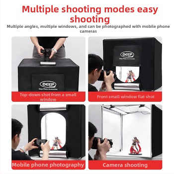Fotokit Dep, modelis DEEP60*60*60, LED softbox apšvietimas studijai, sertifikatas BSTDG1601675631EC-1