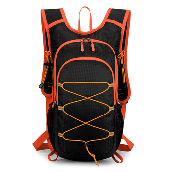 Лек походен раница с голям капацитет за активности на открито, Oxford плат, дишаща и ултралека, устойчива, унисекс, извити презрамки, рефлекторни елементи за нощна безопасност, SOS свирка