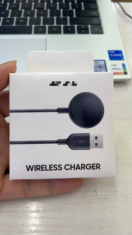 Dvojitý bezdrôtový nabíjač pre Samsung S23 – bezdrôtové nabíjanie pre telefón a Samsung hodiniek (QC 3.0, 15W, 2A)