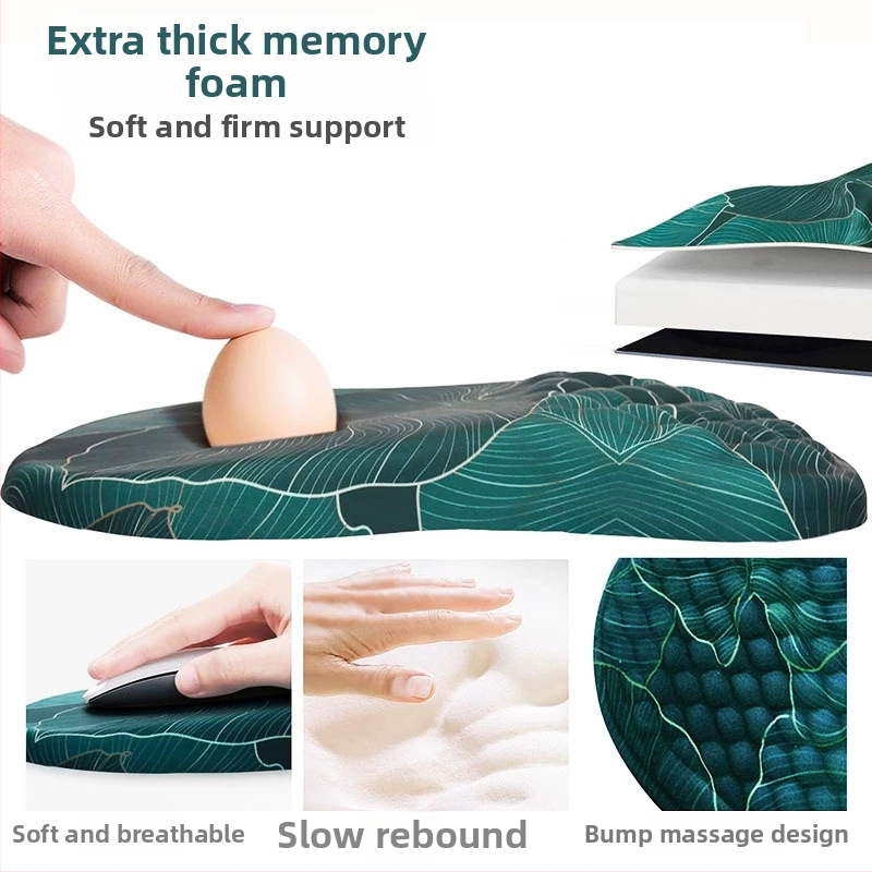 Padă de mână pentru încheietura mouse-ului – material textil, imprimare termică, anti-derapant, imprimare logo posibil