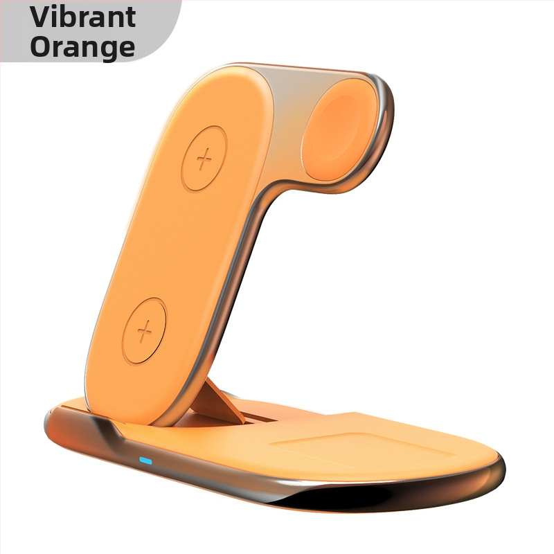 Zložiteľná bezdrôtová nabíjačka na hodinky, 15W Qi magnetické rýchle nabíjanie, prenášateľná a univerzálna kompatibilita