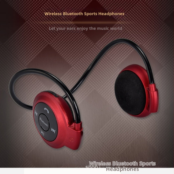 Mini503 Căști Bluetooth Wireless cu TF Card și FM Radio, Curea pentru cap pentru sport, Sunet stereo, Bluetooth 5.3, IPX5, autonomie 4–8h