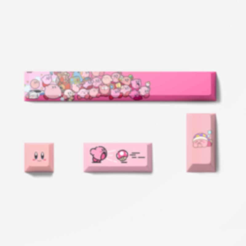 XDA комплект капачета за клавиши за механична клавиатура, PBT сублимация, непрозрачни клавиши Space и Enter