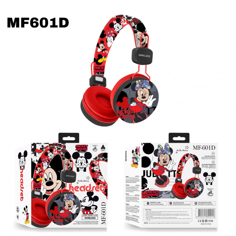 MF601 Slatka crtani Stitch slušalice za glavu Bluetooth sa stereo zvukom