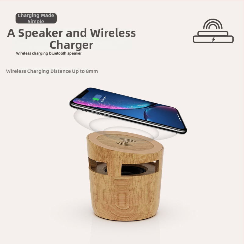 Douglas bezdrôtová nabíjačka s Bluetooth reproduktorom, 10W, Qi certifikácia, QC3.0, Výstup 1.2A