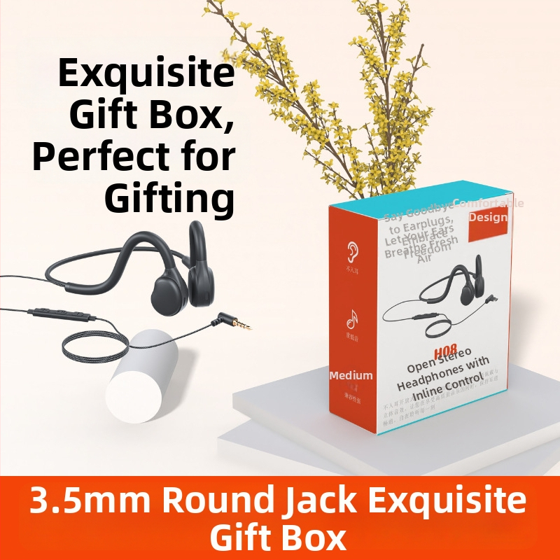 Гейминг слушалки - Модел H08, ушно монтирани, открит дизайн, 3,5 мм кабел, с микрофон