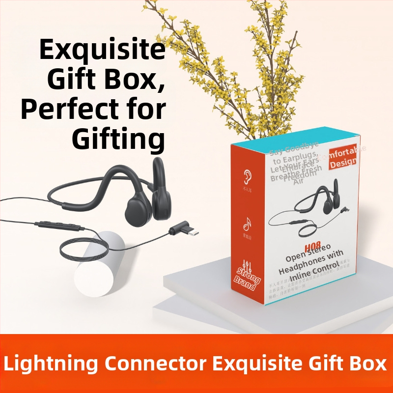 Гейминг слушалки - Модел H08, ушно монтирани, открит дизайн, 3,5 мм кабел, с микрофон