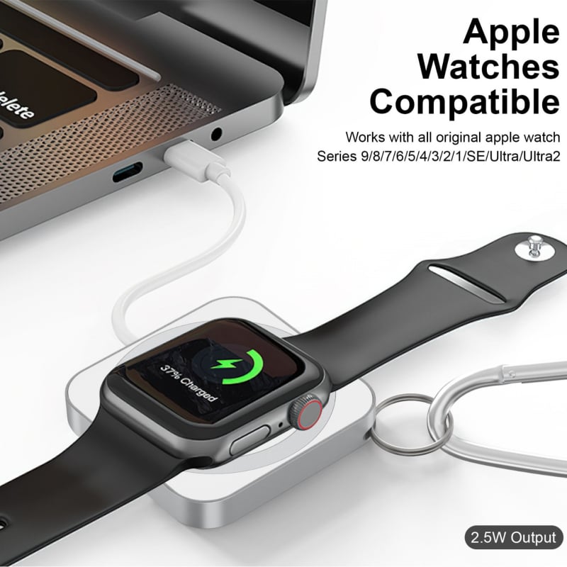Bežični punjač 3u1 za Apple Watch, pametni telefon i bežične slušalice – 15W brzo punjenje, magnetsko punjenje, QC 3.0, izlaz 2A