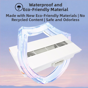 Beépített mennyezeti szellőztető ventilátor, DX-H600-17, 220V, 64W, csendes világítással, 2 az 1-ben szellőzés