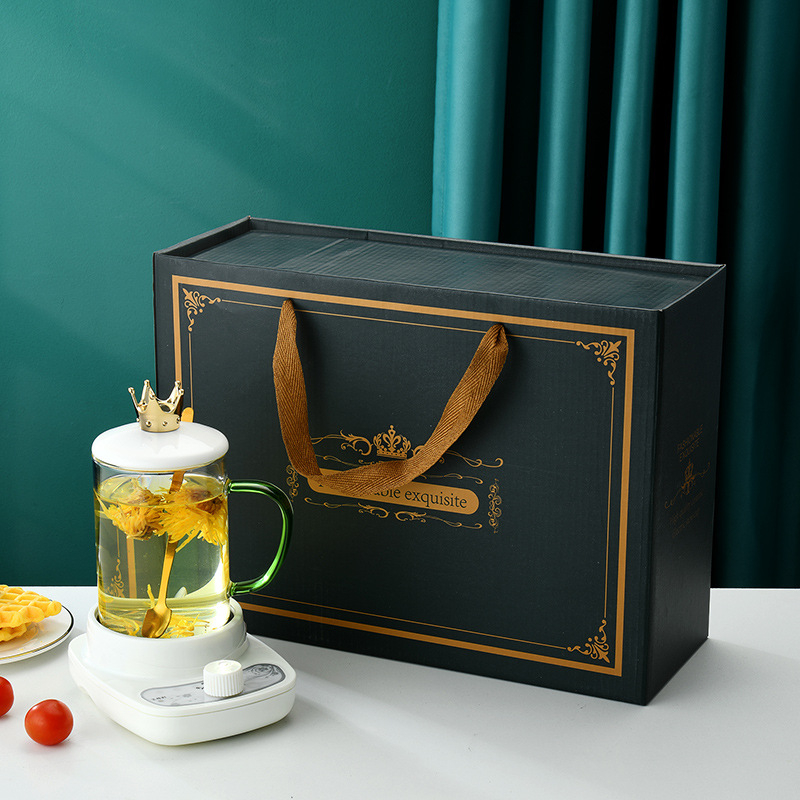 Elektriskais mini tējas krūze ūdens vārīšanai ar atdalāmu apkures elementu, augstas borosilikāta stikla korpuss, modelis DA-043, tilpums līdz 1 L, 220 V, 300–350 W, mehāniskais termostats (KSD)