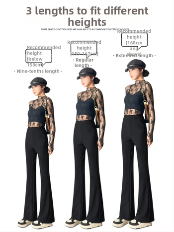 Žieminiai 2025 aukštos juosmens, laisvas kirpimo, ilgos plačios kelnės, iš Roman Cotton/Nylon-Polyamide mišinio, kasualus japonų/korejiečių stilius