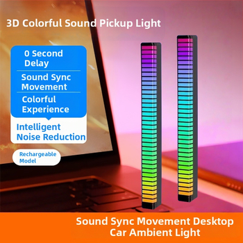 3D iekšējā LED gaisma automašīnas interjeram ar skaņas vadību un ritmiskiem gaismas efektiem, modelis L026, uzstādīšana ar nemanāmām līmlentēm
