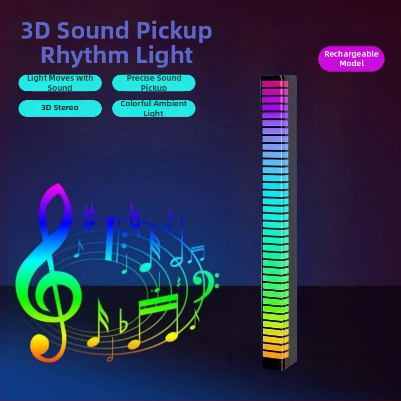 3D iekšējā LED gaisma automašīnas interjeram ar skaņas vadību un ritmiskiem gaismas efektiem, modelis L026, uzstādīšana ar nemanāmām līmlentēm