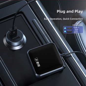 JY-A3 Android automobilio sąsajų dėžė — dviejų branduolių procesorius, 1GB RAM, USB sąsaja, Operacinė sistema: Wireless CarPlay/HiCar/Auto