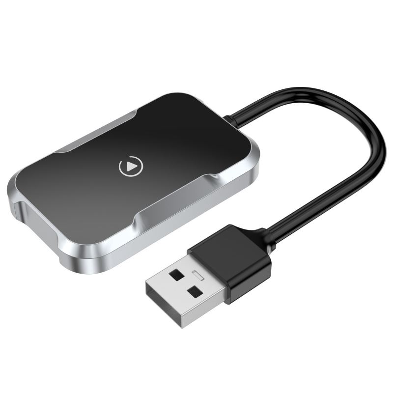 Adaptor CarPlay cablat către wireless pentru mașină, model C13 carplay; procesor dual-core; interfață USB-C; iOS compatibil; greutate 60 g