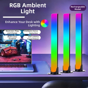 Balss aktivēta mūzikas ritma gaisma - uz galda, modelis L023 (bez gudras vadības)