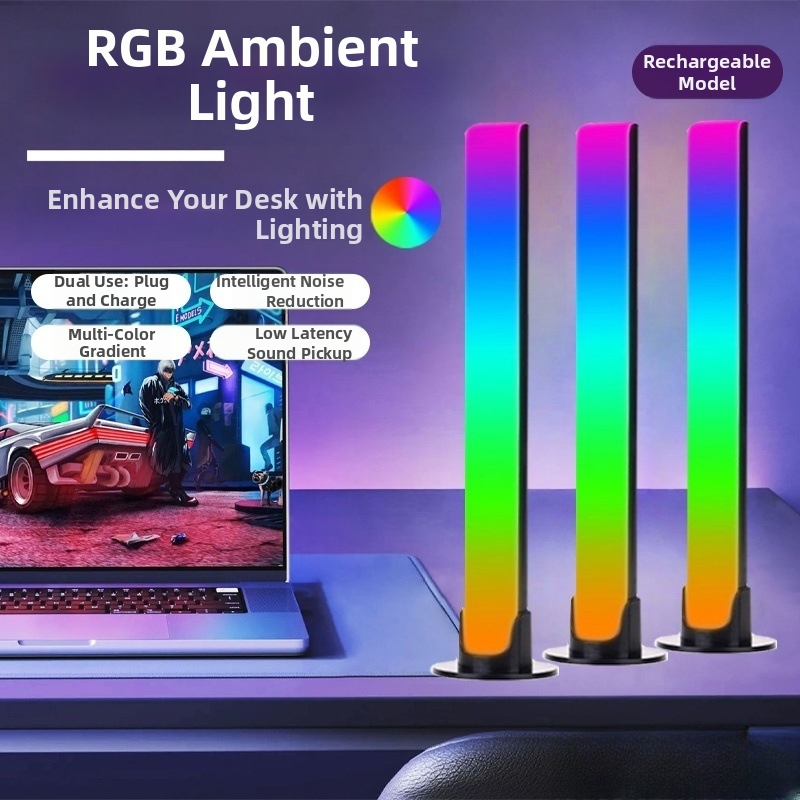 Balss aktivēta mūzikas ritma gaisma - uz galda, modelis L023 (bez gudras vadības)