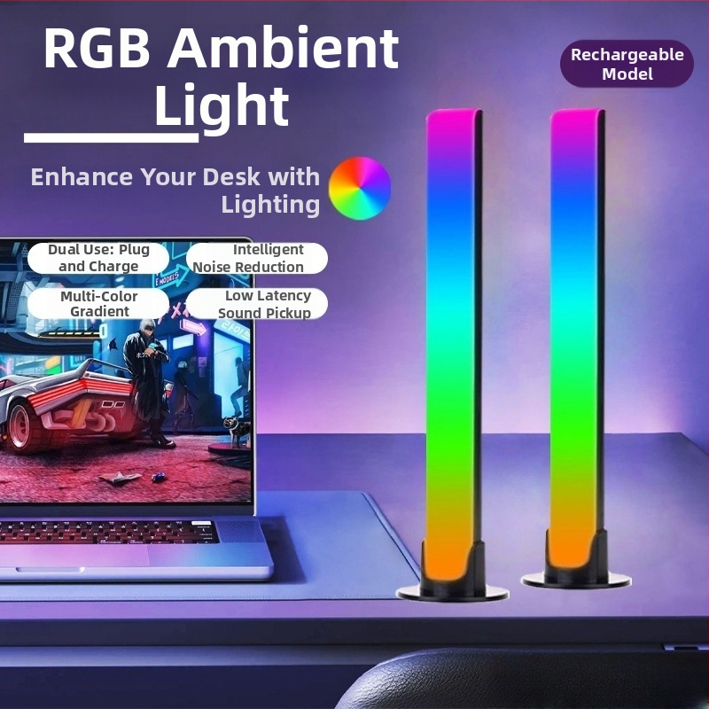 Balss aktivēta mūzikas ritma gaisma - uz galda, modelis L023 (bez gudras vadības)