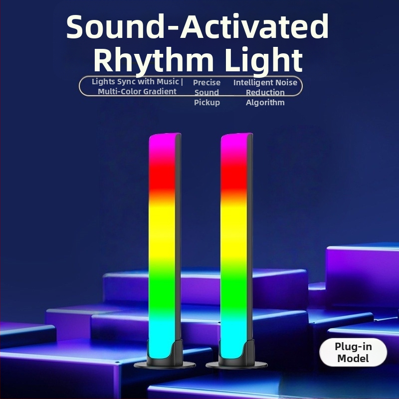 Balss aktivēta mūzikas ritma gaisma - uz galda, modelis L023 (bez gudras vadības)