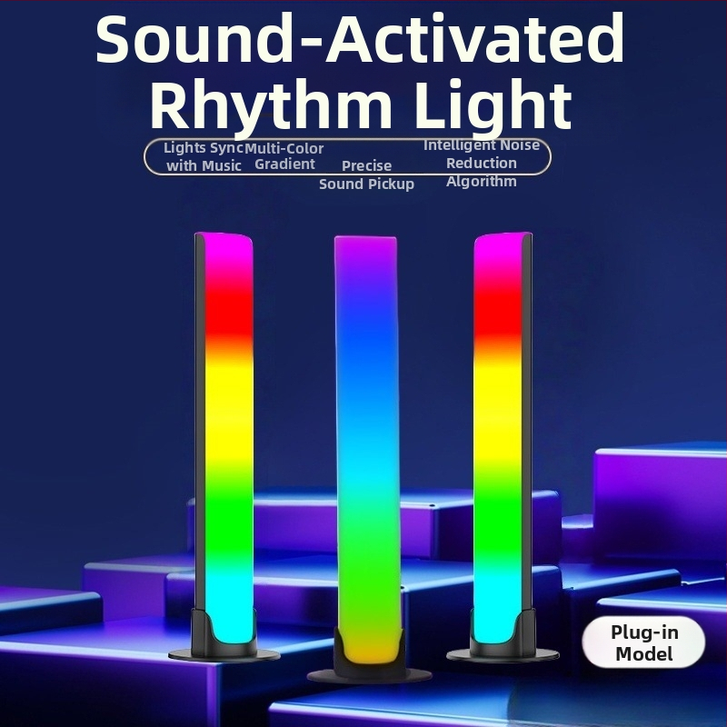 Balss aktivēta mūzikas ritma gaisma - uz galda, modelis L023 (bez gudras vadības)