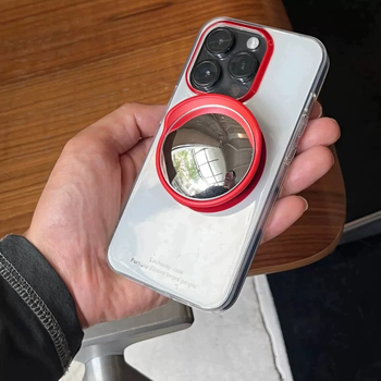 Air Bag Holder s širokokutnim lećem, ukrasni držač za telefon, prijenosno ogledalo, plastika, jednostavan stil