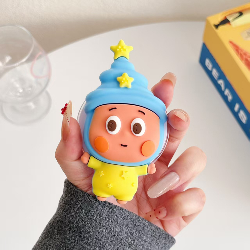 Snap-on magnetski držač za telefon Star Man, silikon, kompatibilan s Apple, za stolnu upotrebu