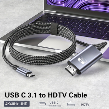 Type-C HDTV adapter kabel, 4K30Hz, USB 3.1, CS čip, bakreno jezgro, DGK-T9