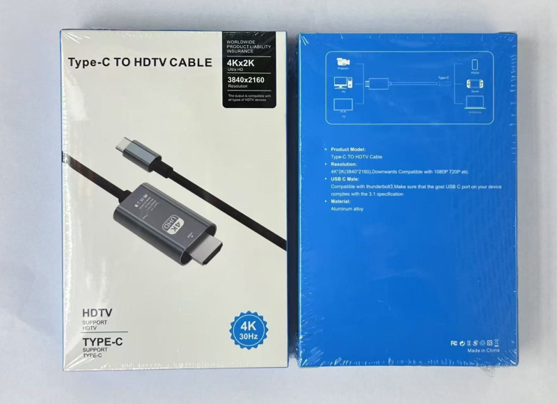 Type-C HDTV adapter kabel, 4K30Hz, USB 3.1, CS čip, bakreno jezgro, DGK-T9