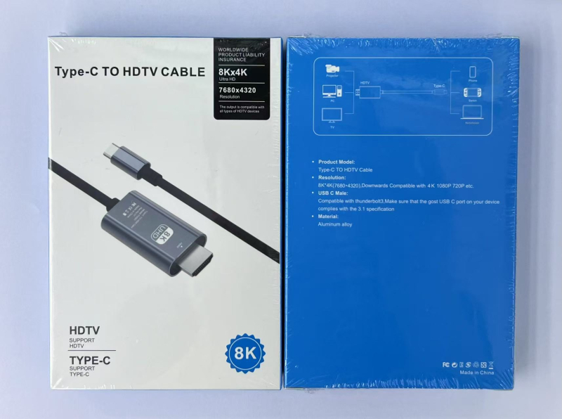 Type-C HDTV adapter kabel, 4K30Hz, USB 3.1, CS čip, bakreno jezgro, DGK-T9