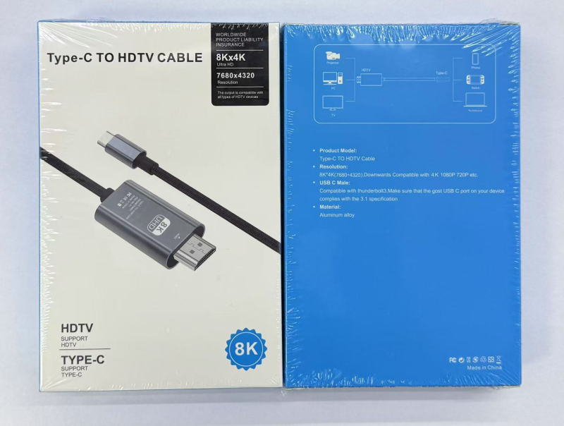 Type-C HDTV adapter kabel, 4K30Hz, USB 3.1, CS čip, bakreno jezgro, DGK-T9