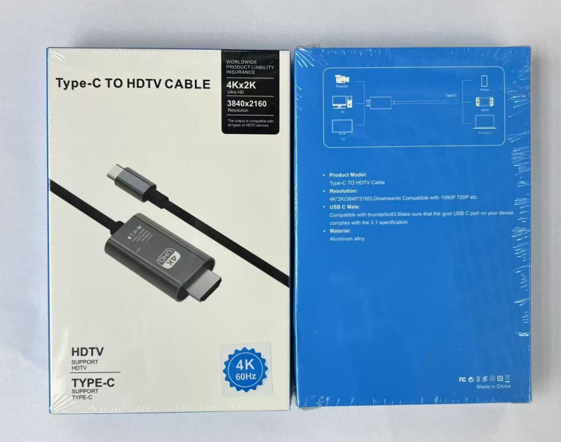 Type-C HDTV adapter kabel, 4K30Hz, USB 3.1, CS čip, bakreno jezgro, DGK-T9