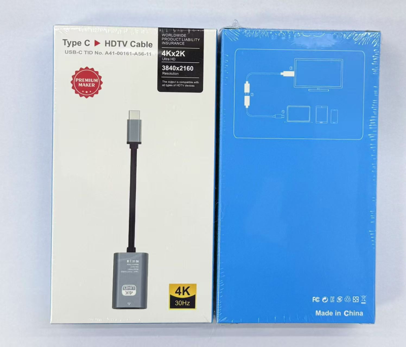 Type-C HDTV adapter kabel, 4K30Hz, USB 3.1, CS čip, bakreno jezgro, DGK-T9