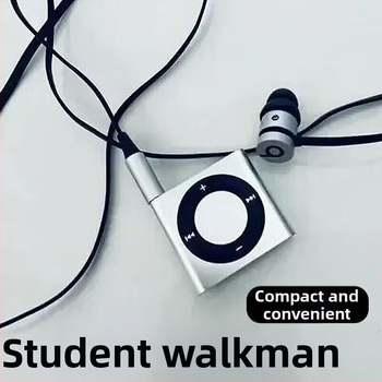 Studentu MP3 atskaņotājs - Mini pārnēsājams sporta muzikālais atskaņotājs, MP3 atskaņošana, bez paplašināšanas kartes atbalsta