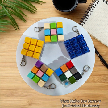 Δοκιμαστής καπακίων πλήκτρων εννέα κελιών, μπρελόκ – Πλαστικό, Σύγχρονο μινιμαλιστικό στυλ, έτοιμο για δώρο