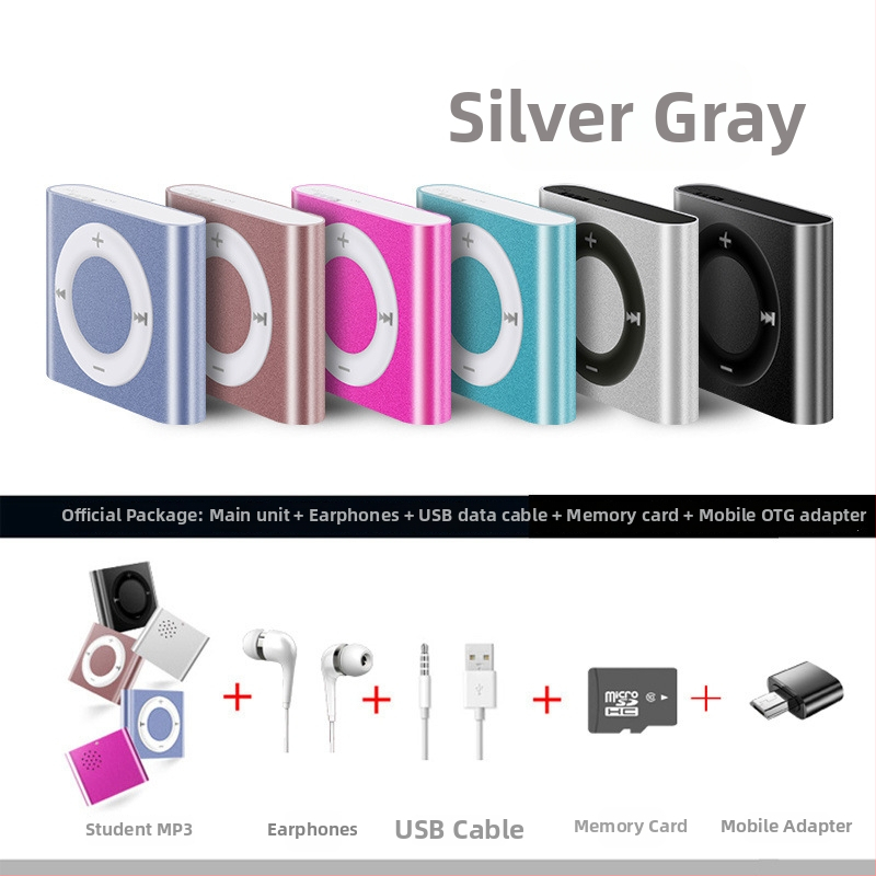 Portatīvais MP3 mūzikas atskaņotājs skolai un angļu klausīšanai