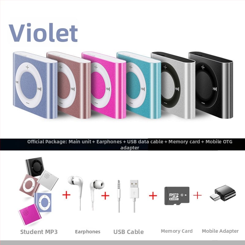 Portatīvais MP3 mūzikas atskaņotājs skolai un angļu klausīšanai