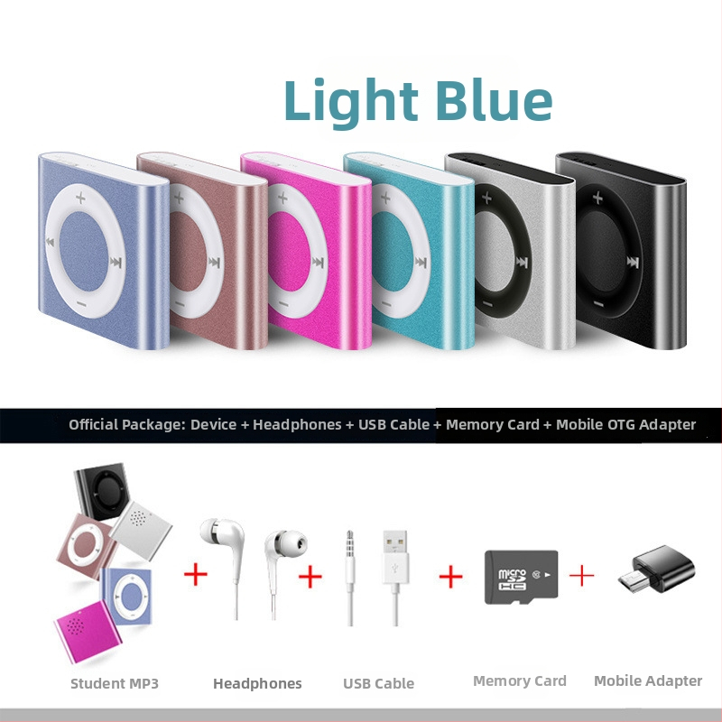 Portatīvais MP3 mūzikas atskaņotājs skolai un angļu klausīšanai