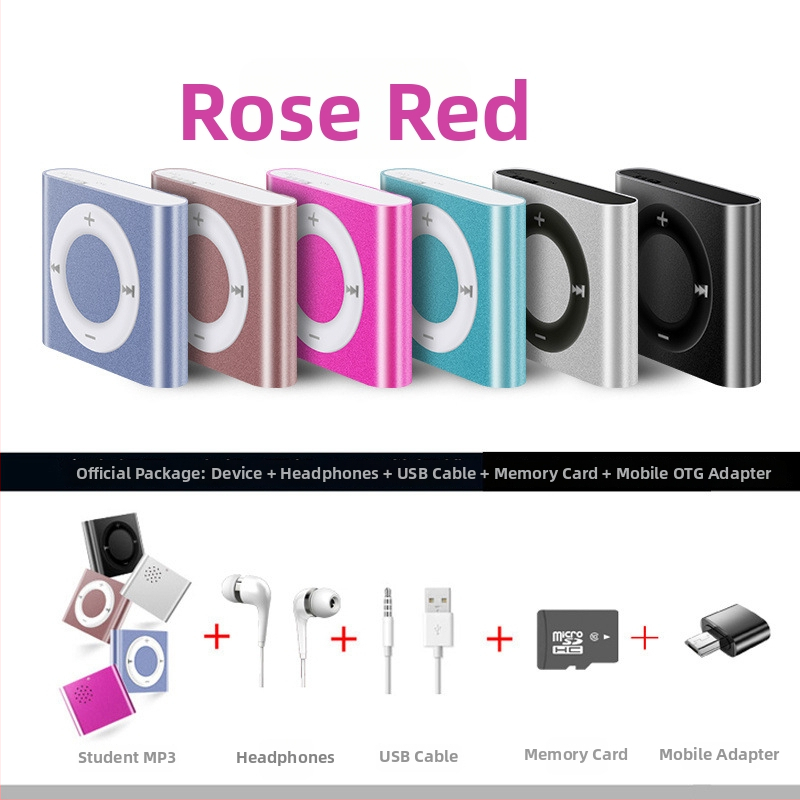 Portatīvais MP3 mūzikas atskaņotājs skolai un angļu klausīšanai