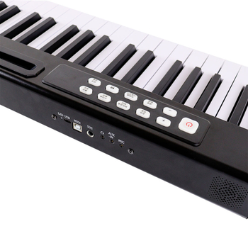 Φορητό ηλεκτρονικό πιάνο με 61 πλήκτρα, ευαισθησία στην απόκριση, Bluetooth MIDI, διπλά ηχεία, 101–200 ήχοι