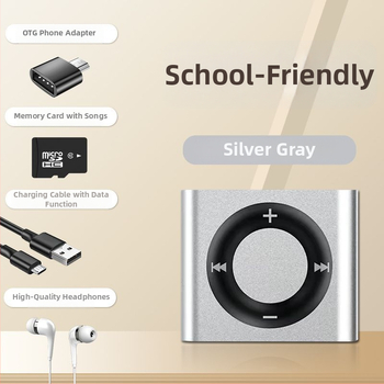 MP3 Walkman mini metāla mūzikas atskaņotājs ar MP4 atskaņošanu un angļu klausīšanos