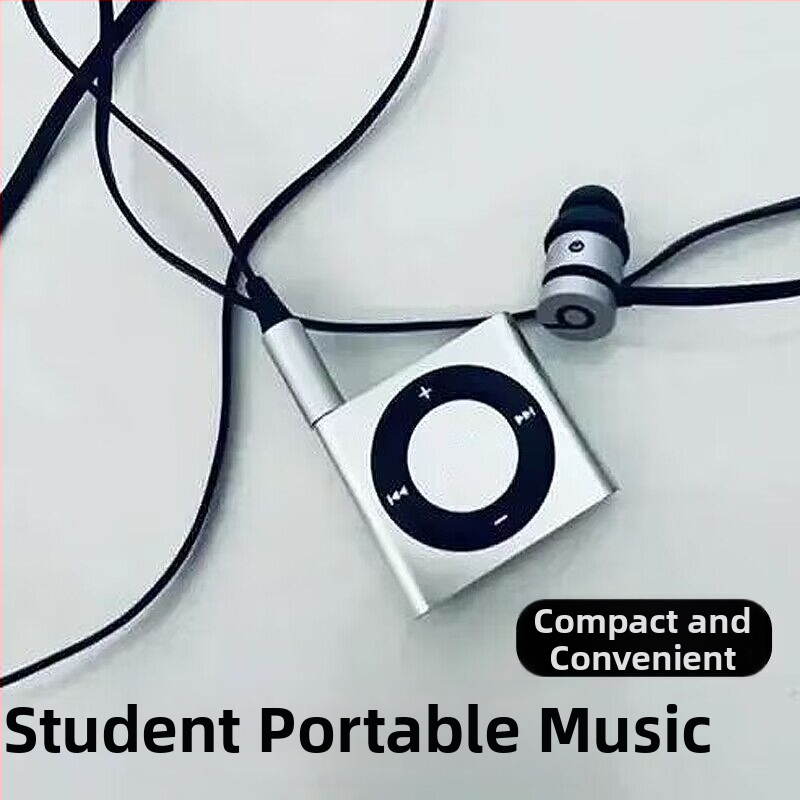 MP3 Walkman mini kovový hudobný prehrávač s MP4 prehrávaním a anglickým počúvaním