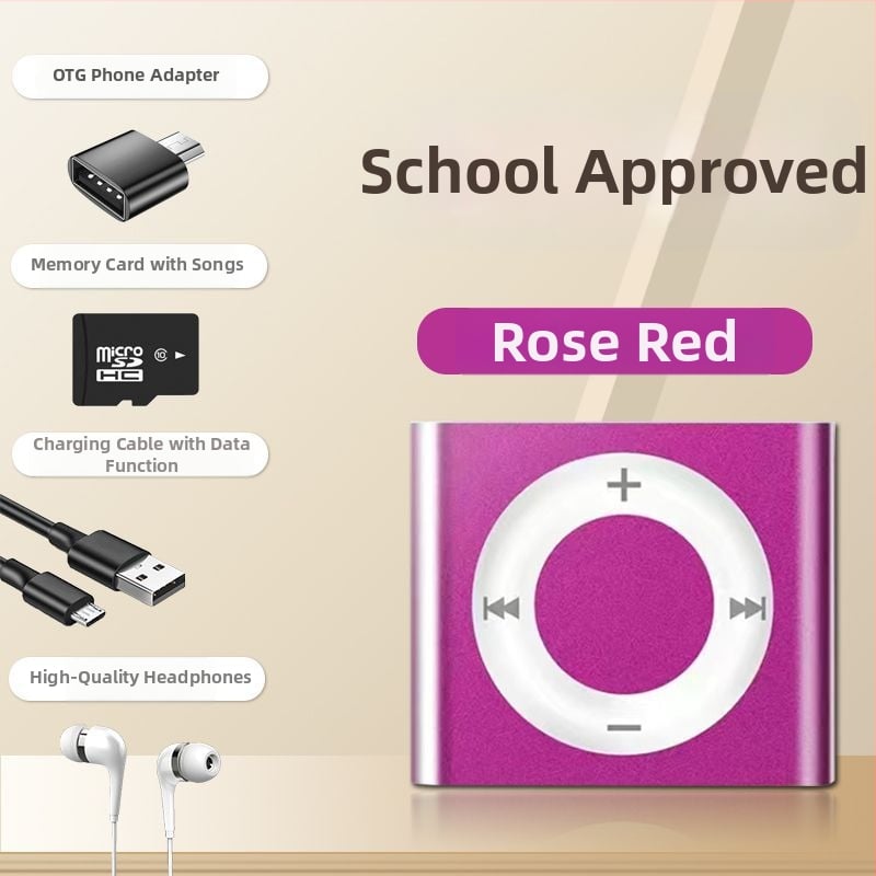 MP3 Walkman mini metāla mūzikas atskaņotājs ar MP4 atskaņošanu un angļu klausīšanos